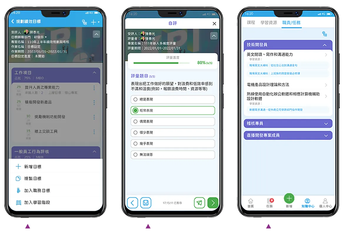 支援學習與績效等多元資訊查詢,落實及時性Job-aid,發揮工作績效便利度