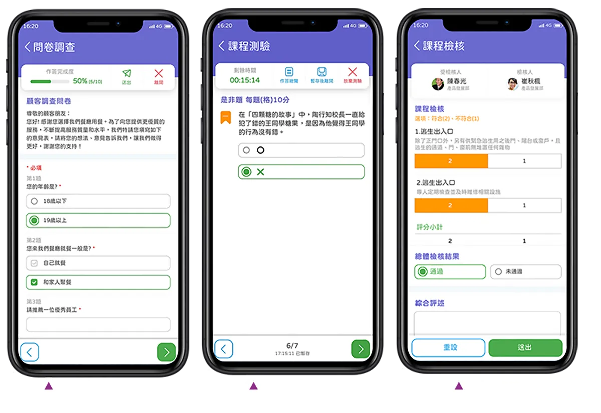 L1~3各式多元的學習活動應用,強化課程學習效果