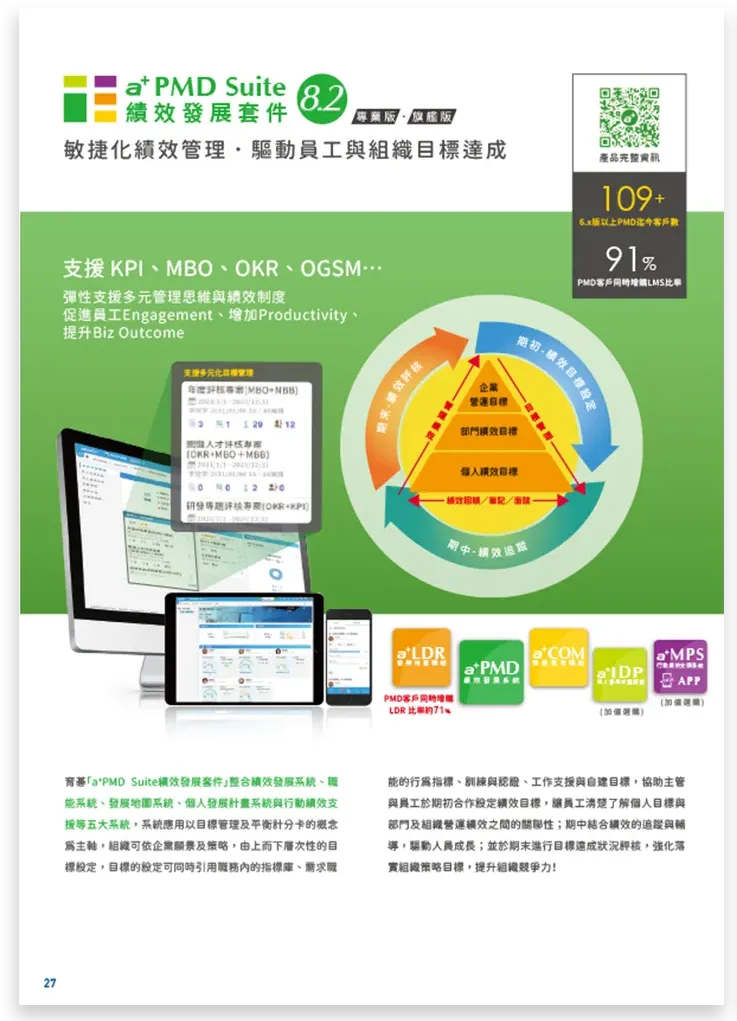 育碁 a+PMD Suite 績效發展套件 產品簡介